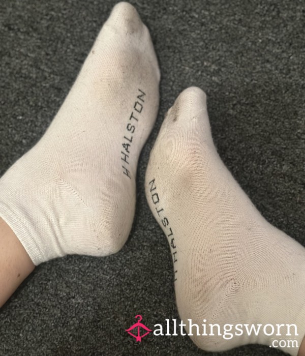 Filthy White Ankle Socks