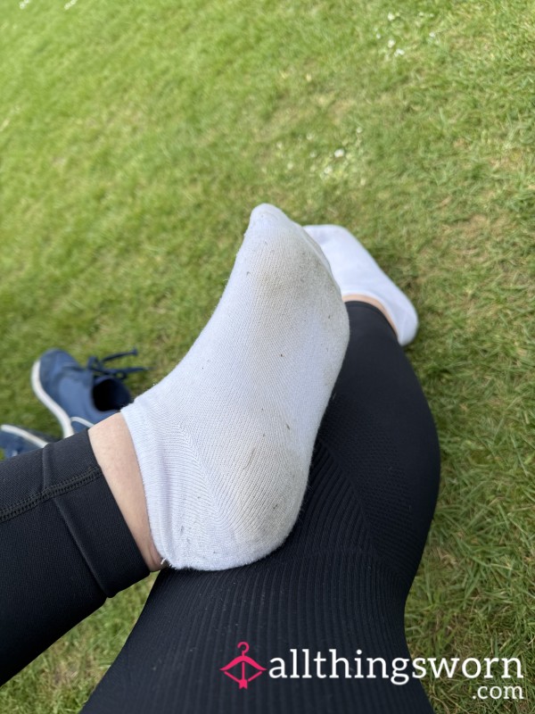 Filthy White Ankle Socks
