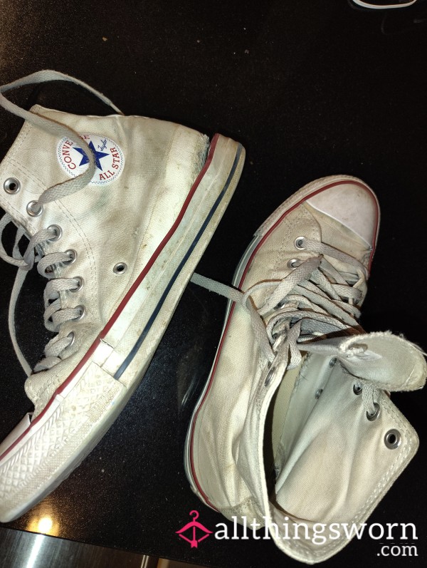 Filthy White Converse