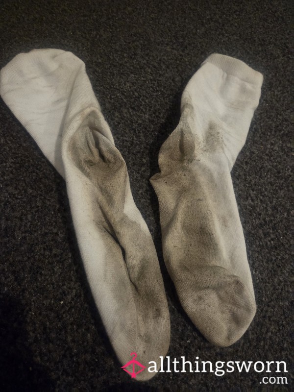 Filthy White Crew Socks