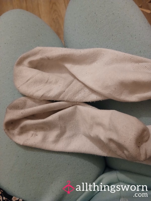Filthy White Socks - 2 Days Wear But Can Be Worn For More 😈