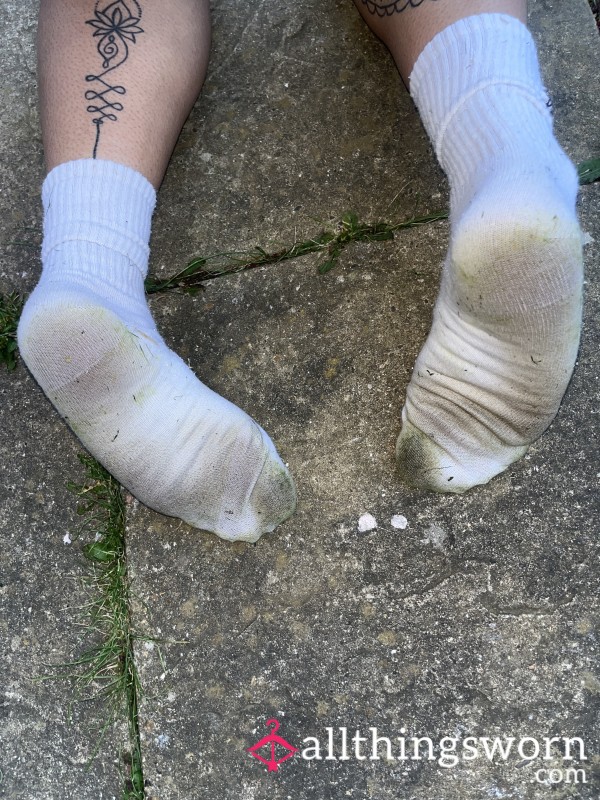 Filthy White Socks