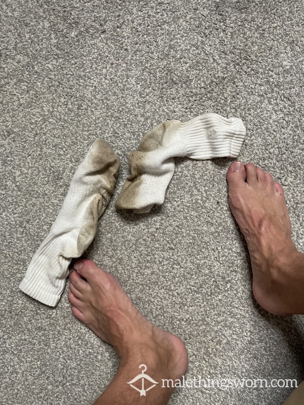 Filthy White Socks