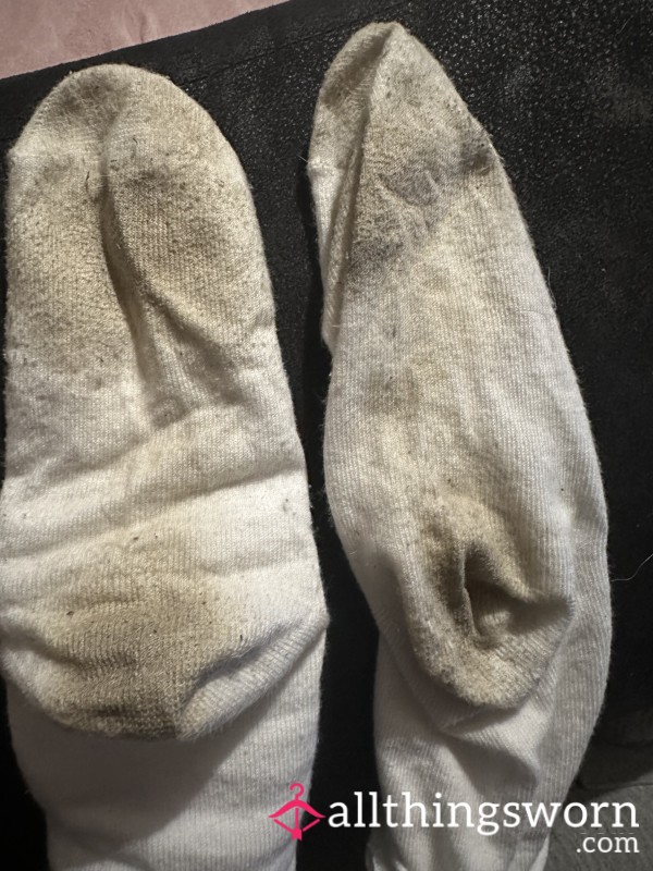 Filthy White Socks