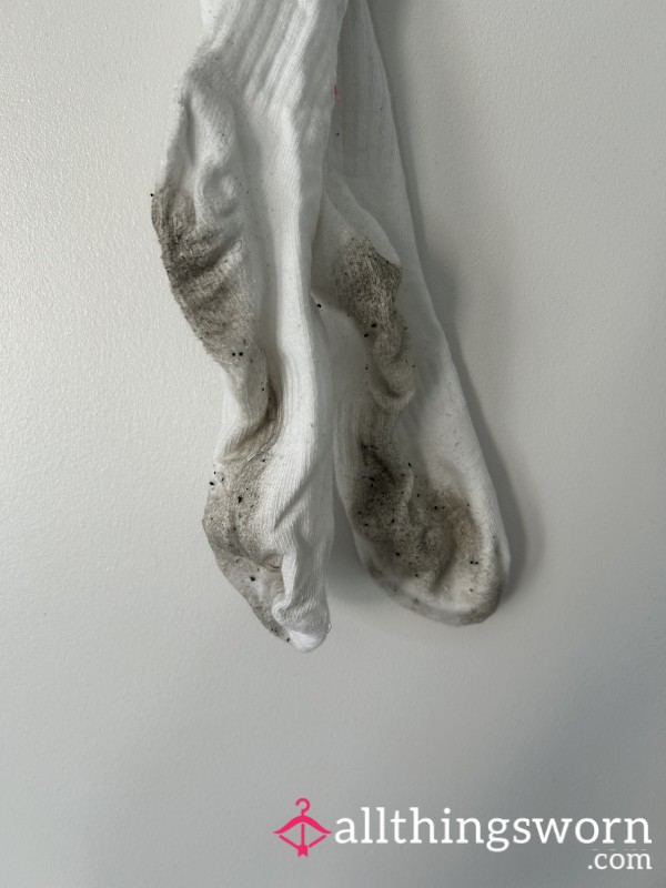 Filthy White Socks