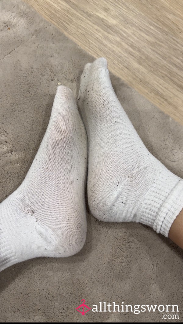 Filthy White Socks!