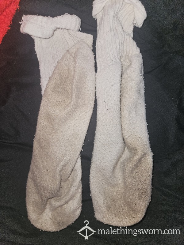 Filthy White Sweaty Socks