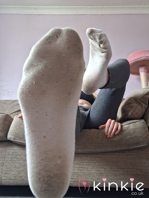 Filthy White Trainers Socks