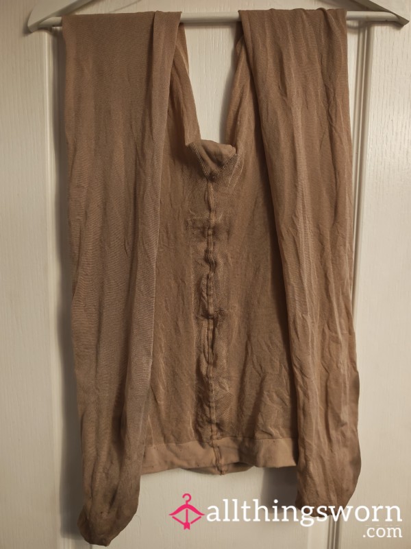 Filthy Worn Drag Queen Tights, Stockings, Dirty, Sweaty And With The Scent Of Perfume And Sweaty Body