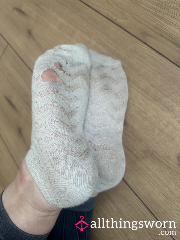 Filthy Worn Socks With Holes