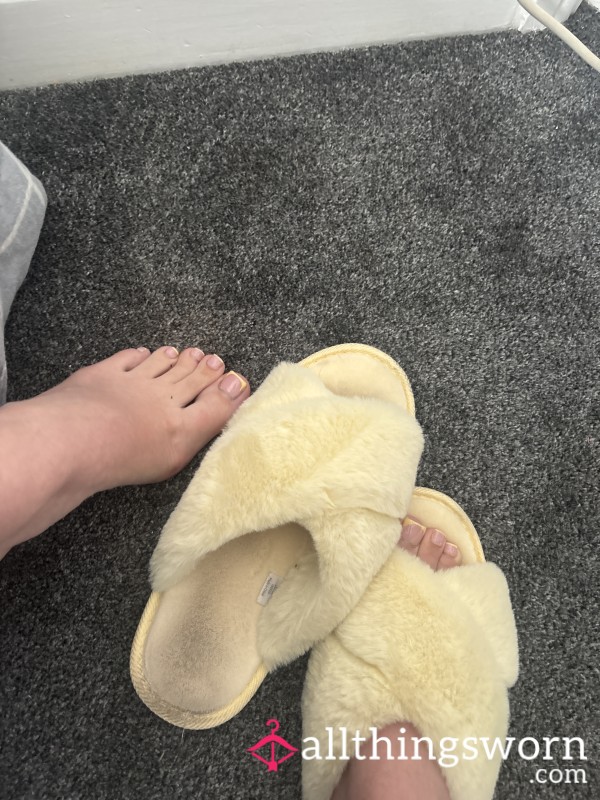 Filthy Yellow Slippers