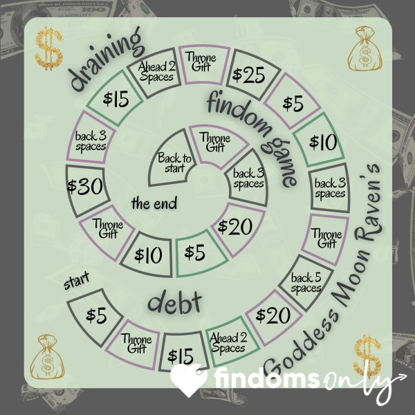 Findom Draining Debt Board Game Deposit
