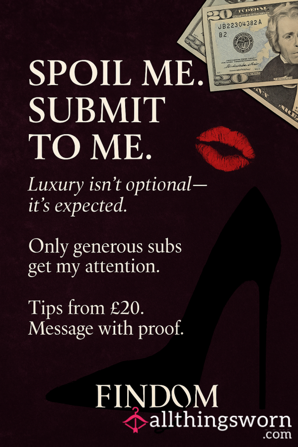 Findom Service - Pay To Please Me