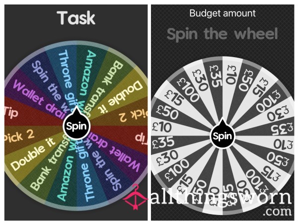 Findom Spin The Wheel