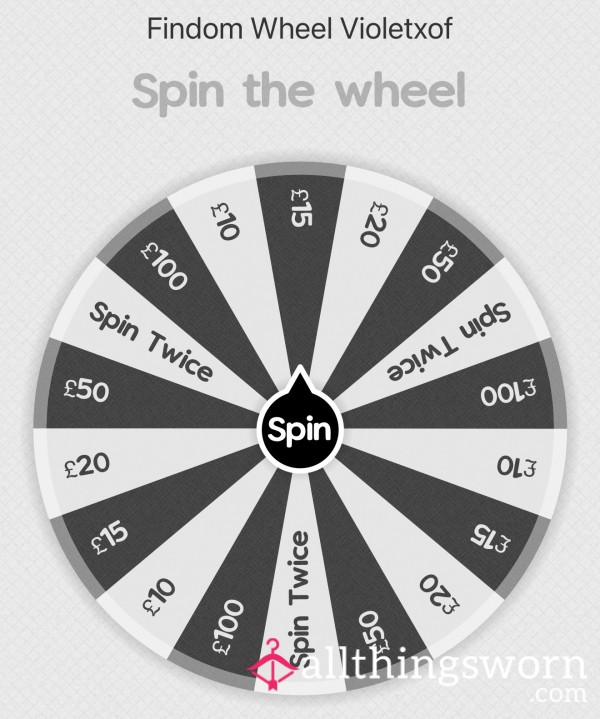 Findom Spin The Wheel