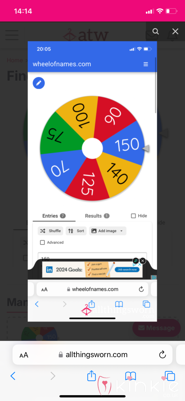 Findom Wheel Spin