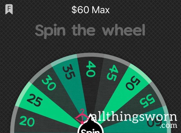 Findom Wheel Spin - $60 Max