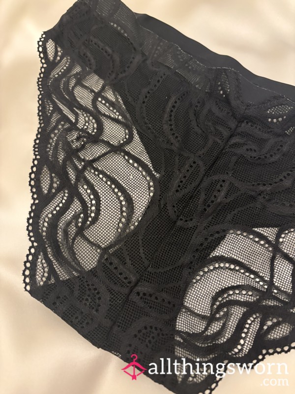 Fine Black Lace Panties 😙