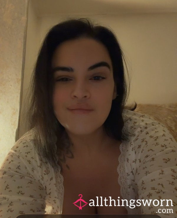 Finger And A Di**o Playing Wearing Only My White Tiny Socks