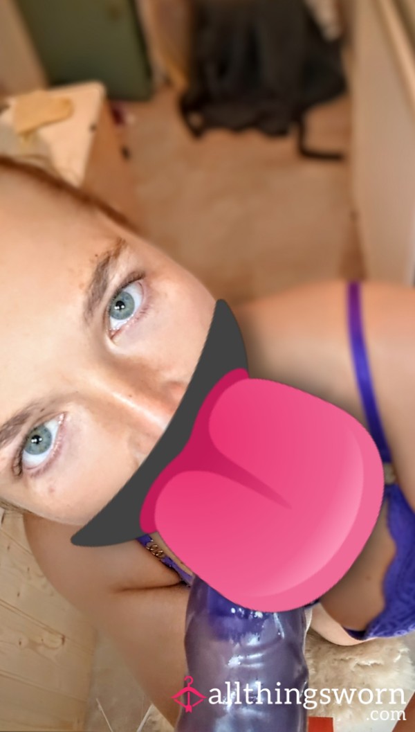 First Ever Time - POV BJ Content With My Girthy Di**o - *full Face Shown*