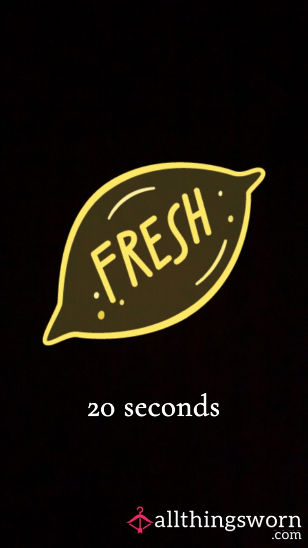 First On-Camera 🍋