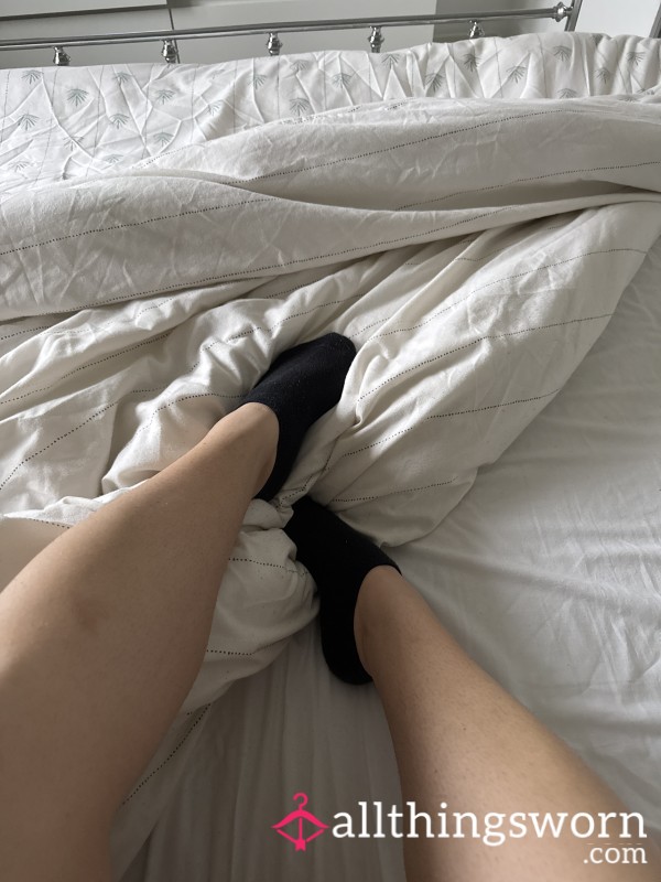 First Pair Of Socks, Been Under The Duvet All Night. Packed And Ready To Be Shipped To You