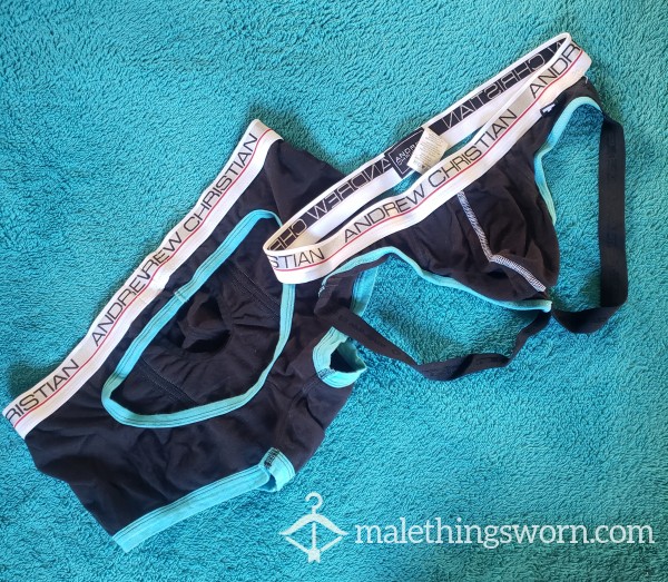 First Pairs Of Andrew Christian Owned, Set.