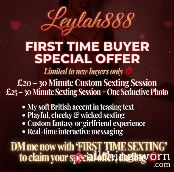 First Time Buyer Special Offer - S**ting Only