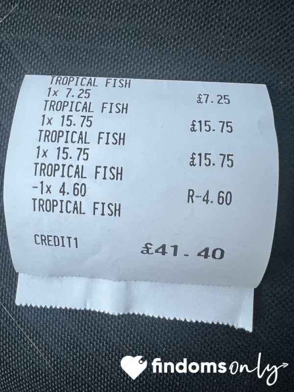 Fish Reimbursement! 🐠