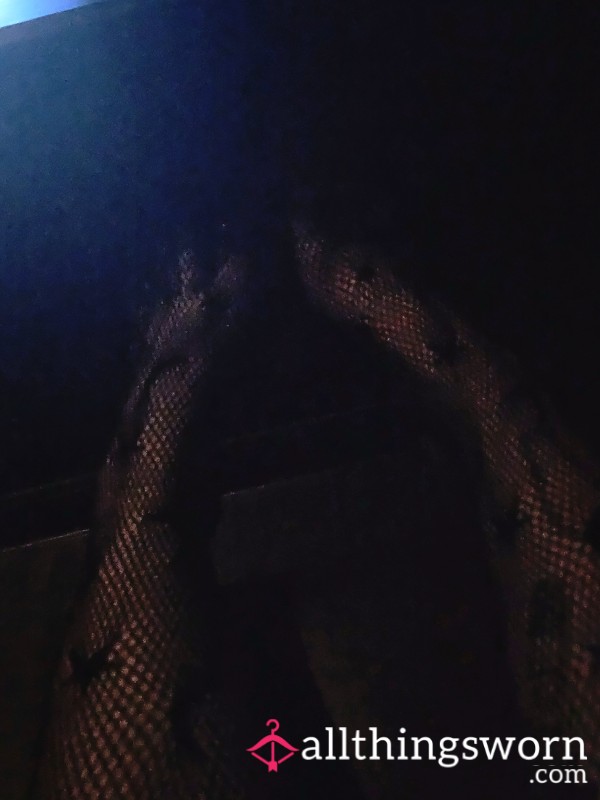 Fishnet Feet In Cinema 😜