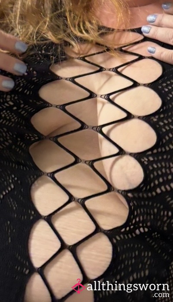 Fishnet One Piece Worn 24 Hours