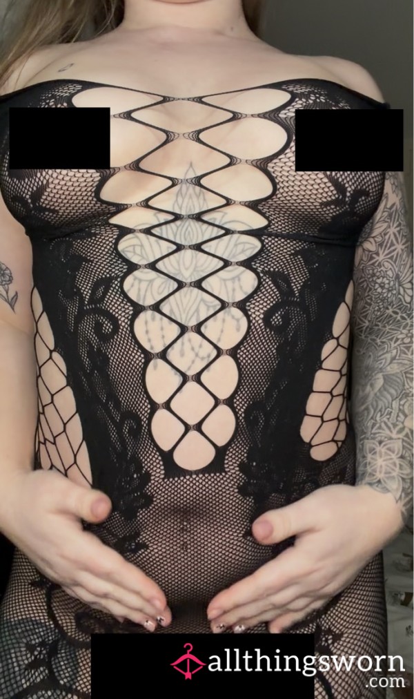 Fishnets + Di**o + Tasting My Own C*m😈💦