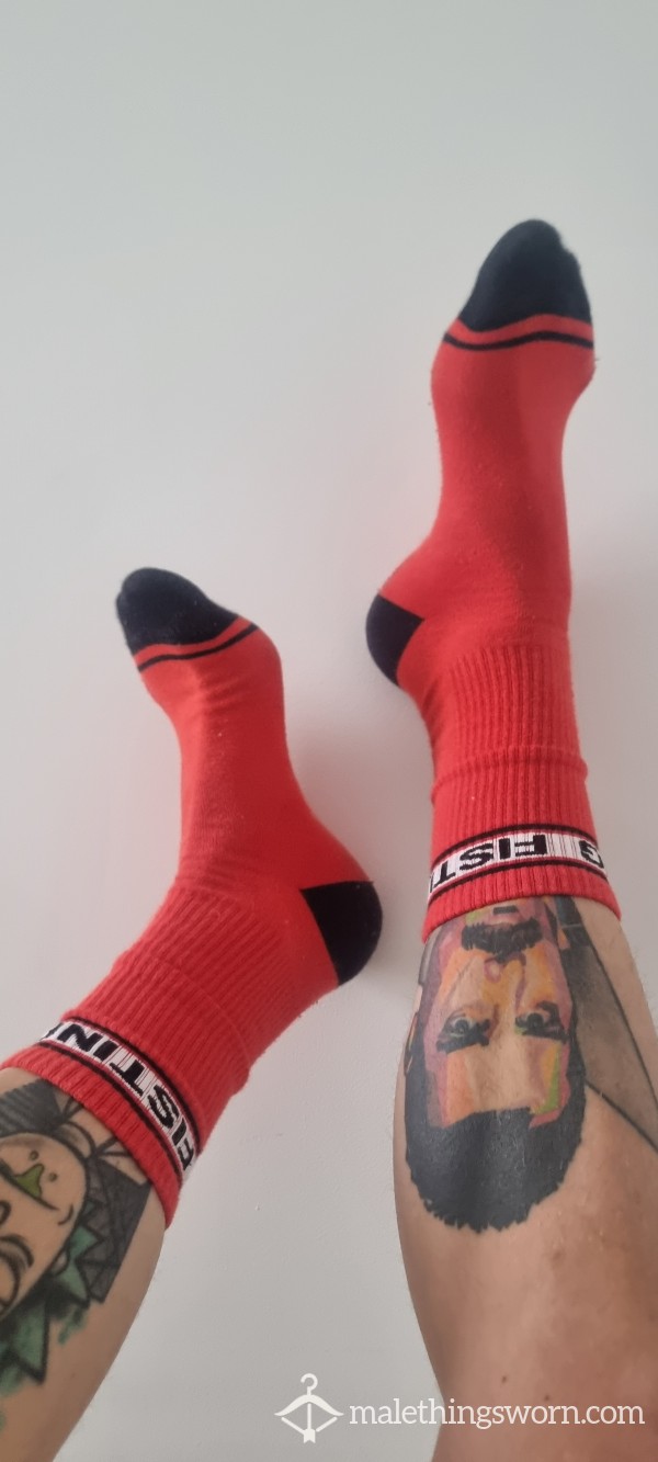 FISTING Red Socks