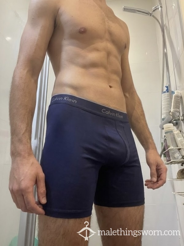 Fitted Used CK Navy Trunks 🦕