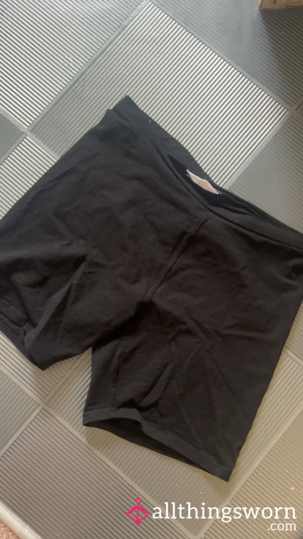 Black Gym Cycling Shorts