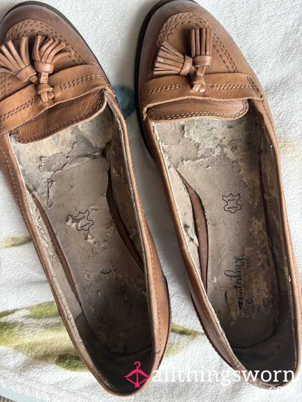 Flat Battered Well Loved Loafers