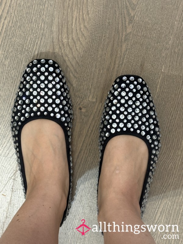 Flat Fancy Shoes Sweaty