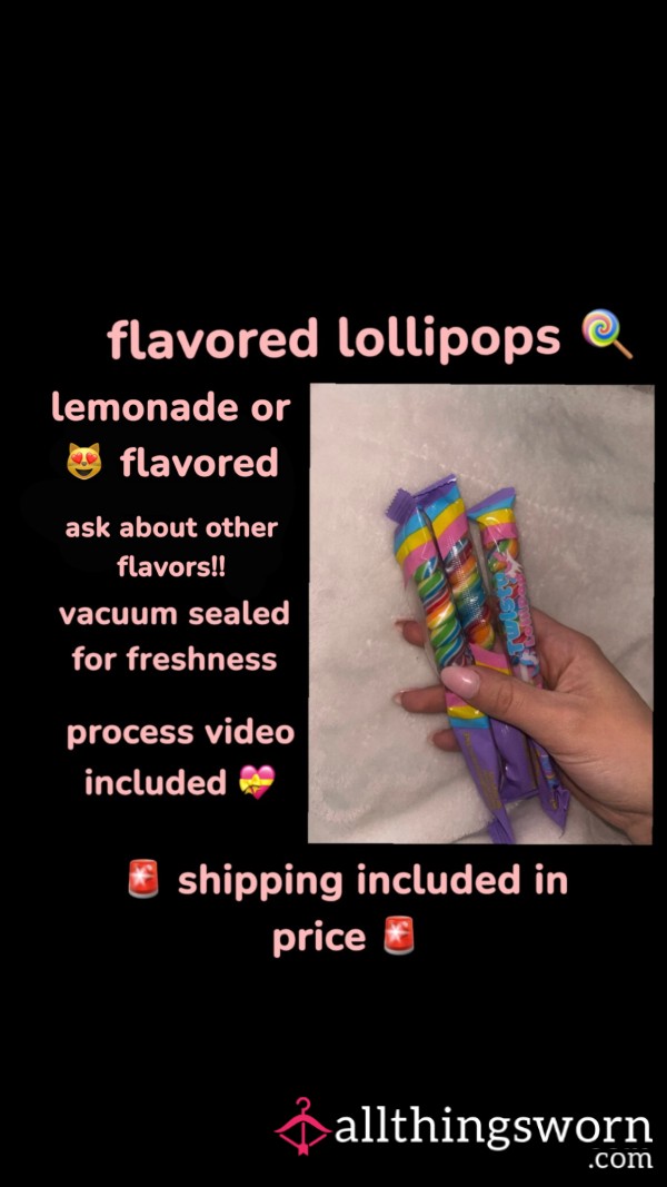 Flavored Lollipops 😋🍭
