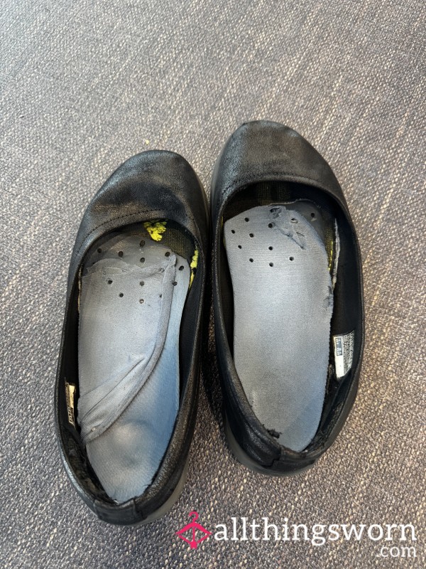 Flight Attendant 5 Years Worn Flats