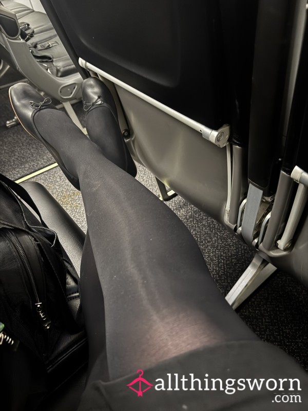 Flight Attendant Feet Pics (cabin Shoes, Pantyhose, Or Barefoot)