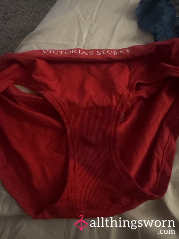 Flight Attendant Sweaty Panty Gusset W/Cream