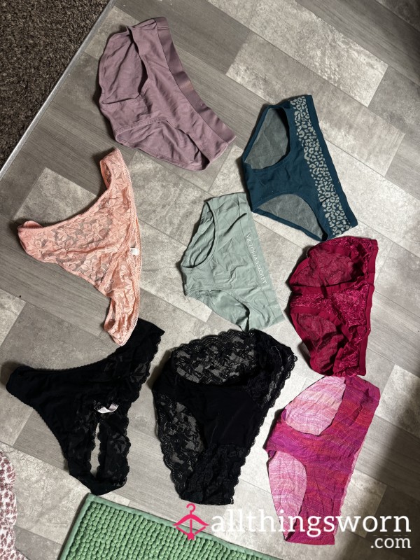 Flight Attendant Worn At The Gym Panties 2/$30