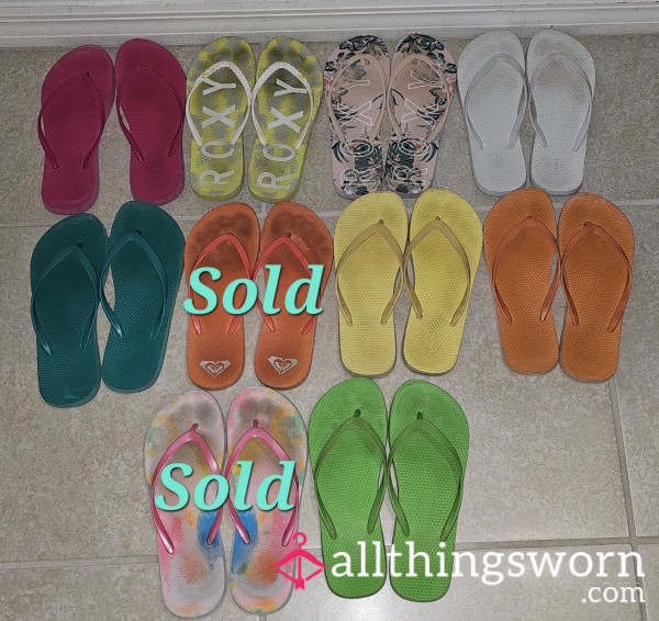 Flip Flops - Priced Per Pair - EXTRA WEAR & VIDEO PROOF INCLUDED