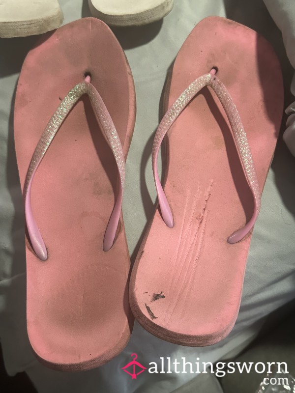 Flip Flops (very Worn) Size 12!
