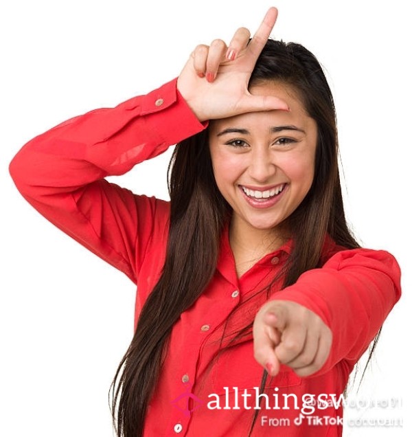 Flipping You Off And Calling You A Loser Photo Set