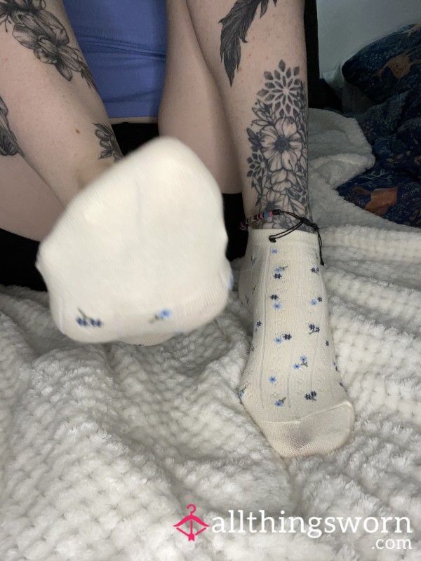 Flor*l Ankle Socks 🧦 48 Hours Wear.
