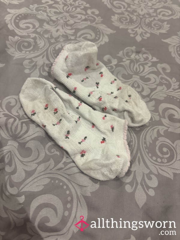 Flor*l Ankle Socks
