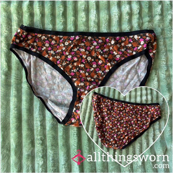 Flor*l Cotton Panties (medium)