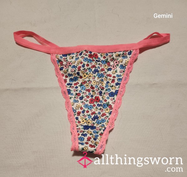 Flor*l G String