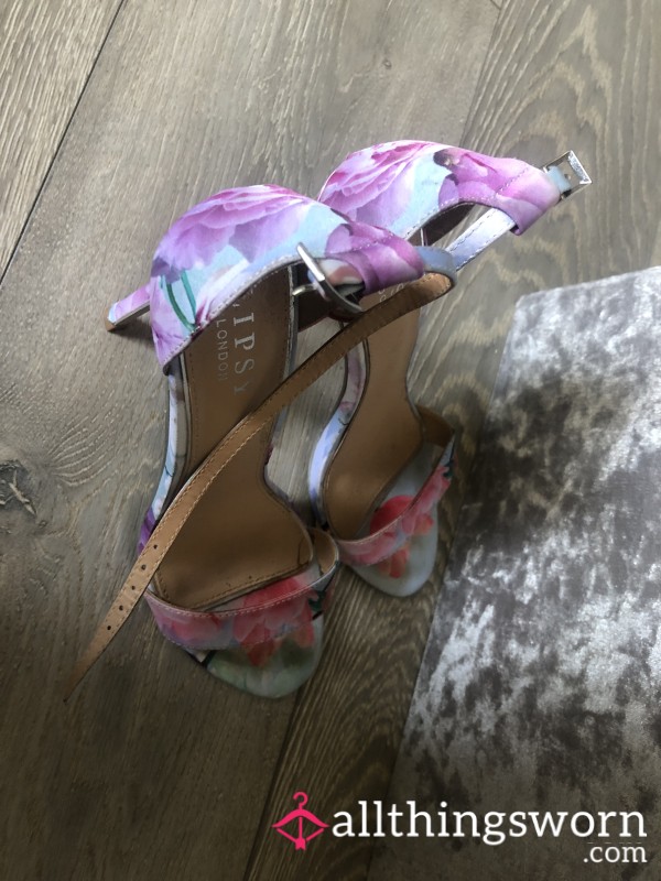 Flor*l High Heels